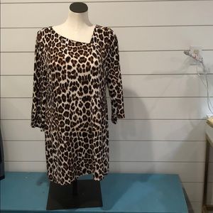 Alfani leopard print dress